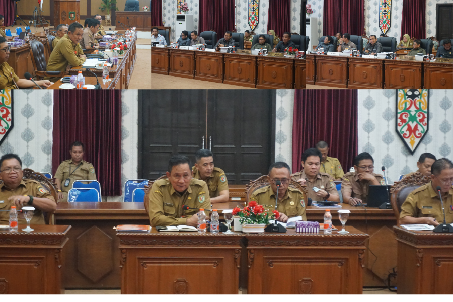 Pj Sekda Katingan Hadiri Rapat Kerja Pembahasan KUA-PPAS APBD Tahun Anggaran 2026