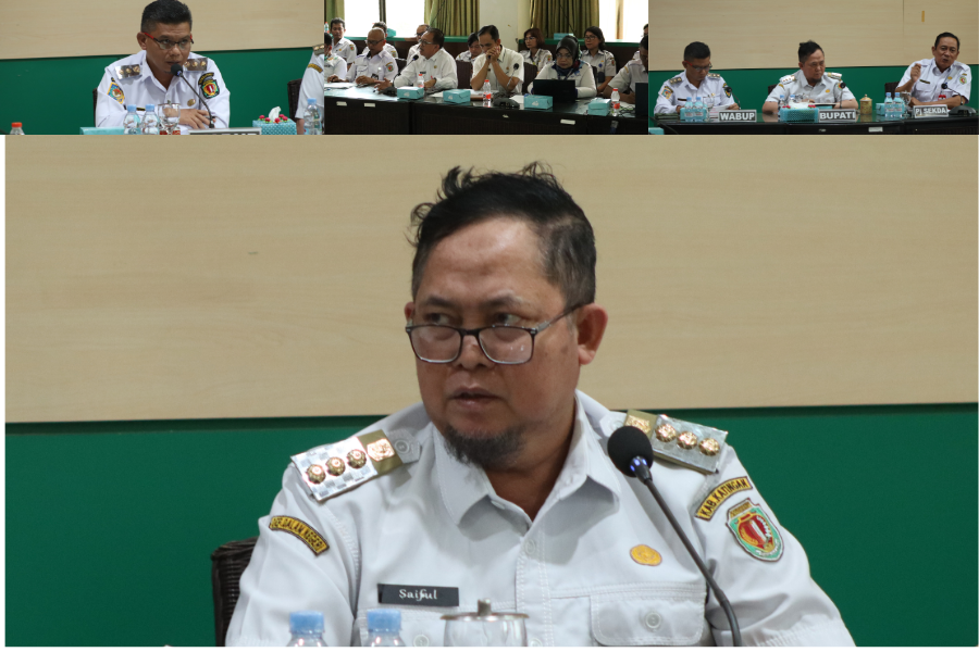 Bupati Katingan Pimpin Rakor Pembahasan Belanja Tahun Anggaran 2026 Hari Kedua