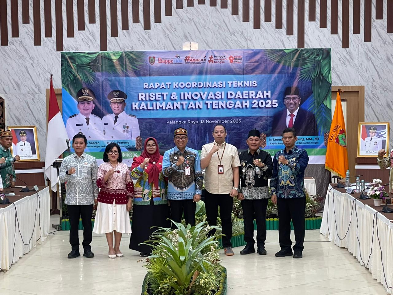 Wakil Bupati Katingan Hadiri Rakortek Riset dan Inovasi Daerah Provinsi Kalimantan Tengah Tahun 2025