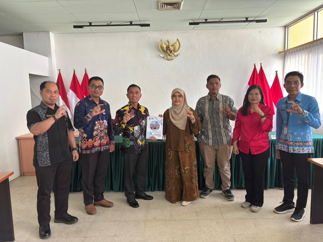 Tingkatkan Keterbukaan Informasi, Diskominfostandi Katingan Konsultasi ke Komisi Informasi Kalteng