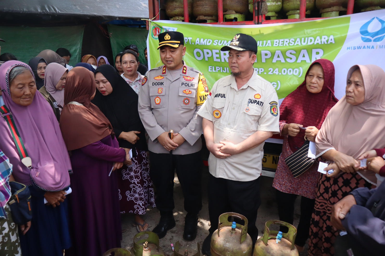 Bupati Katingan Laksanakan Operasi Pasar LPG 3 Kg di Kasongan, Bantu Masyarakat Dapatkan Gas Subsidi